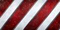 Festive Red and White Glitter Diagonal Stripes Background Texture Royalty Free Stock Photo