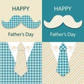 Festive retro greeting card for Father`s day