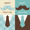 Festive retro greeting card for Father`s day