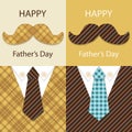 Festive retro greeting card for Father`s day