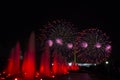 Festive salute in Victory park in Moscow in honor of the Victory of the USSR over nazi Germany in the Great Patriotic War