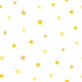 Festive seamless pattern with scattered stars.