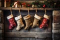 Festive Stockings: Yuletide Cheer Displayed