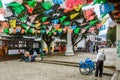 Festive street scene in San Cristobal de las Casas, Mexico