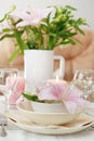 Festive table setting Royalty Free Stock Photo