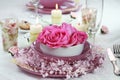 Festive table setting Royalty Free Stock Photo