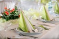 Festive table setting Royalty Free Stock Photo