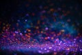 Festive twinkle lights background, abstract shiny backdrop with circles,modern design wallpaper with sparkling glimmers Royalty Free Stock Photo