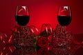 Festive Valentine`s day background Royalty Free Stock Photo