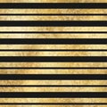 Festive Vector Geometric Striped Golden Seamless Pattern. Classic shiny gold foil repeat texture with horizontal lines Royalty Free Stock Photo