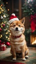 Festive Whiskers: Shiba Inu's Merry Christmas Magic, Adorable Moments, and Heartwarming Canine Joy.