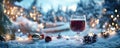 Winter Wine Wonderland Royalty Free Stock Photo