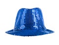 Festively blue hat Royalty Free Stock Photo
