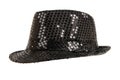 Festively shining black hat Royalty Free Stock Photo