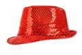 Festively shining red hat Royalty Free Stock Photo