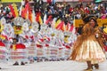 Festivity and Carnival of the Virgin of Candelaria of Puno is a cultural manifestation of Peru with typical clothing and Diablada