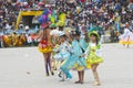 Festivity and Carnival of the Virgin of Candelaria of Puno is a cultural manifestation of Peru with typical clothing and Diablada