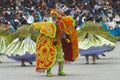 Festivity and Carnival of the Virgin of Candelaria of Puno is a cultural manifestation of Peru with typical clothing and Diablada