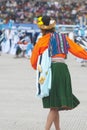 Festivity and Carnival of the Virgin of Candelaria of Puno is a cultural manifestation of Peru with typical clothing and Diablada