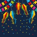 Festivity june illustration Royalty Free Stock Photo