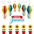 Festivity june illustration Royalty Free Stock Photo