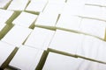 Feta cheese production cubes Royalty Free Stock Photo