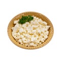 Feta Crumbled Cheese Royalty Free Stock Photo