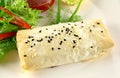 Feta Filo Roll Royalty Free Stock Photo