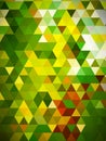 A fetching bizarre graphical design of colorful pattern of squares Royalty Free Stock Photo