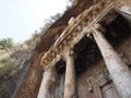 Fethiye rock tombs Amyntas Royalty Free Stock Photo