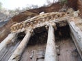 Fethiye rock tombs Amyntas Royalty Free Stock Photo