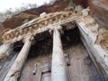 Fethiye rock tombs Amyntas Royalty Free Stock Photo