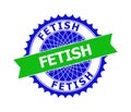 FETISH Bicolor Clean Rosette Template for Stamps