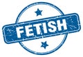 fetish stamp. fetish round grunge sign.