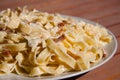 Fettuccine Carbonara Royalty Free Stock Photo