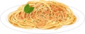 Fettuccine Pasta Plate Royalty Free Stock Photo