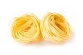 Fettuccini nests Royalty Free Stock Photo