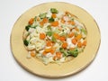 Fettucine with vegetables Royalty Free Stock Photo