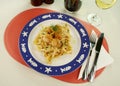 Fettucini With Scallops Royalty Free Stock Photo