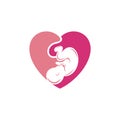 Fetus and love illustration