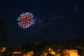 Feu d`artifice de la fÃÂªte nationale