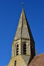 Feucherolles, France - march 3 2021 : Sainte Genevieve church