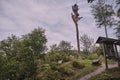 Feuereiche sculpture along Rothaarsteig Sauerland