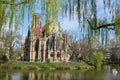 Feuersee Stuttgart Germany Europe Cathedral Religious Old Architecture Destination Visit Travel City Buildings Park Pond