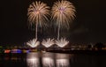 Feuerwerk Duisburger Hafenfest 2019 Royalty Free Stock Photo