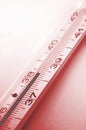 Fever - Centigrade Thermometer Royalty Free Stock Photo