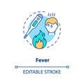 Fever concept icon