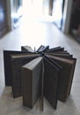 a few books together seen from above Royalty Free Stock Photo