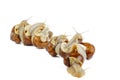 Few grape snails isolated on a white Royalty Free Stock Photo