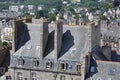 A few imposing chimney-pots Royalty Free Stock Photo